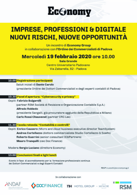 IMPRESE, PROFESSIONI & DIGITALE NUOVI RISCHI, NUOVE OPPORTUNITÀ – IC ...