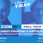 Export Talks - Finest: Gli strumenti finanziari a supporto delle imprese