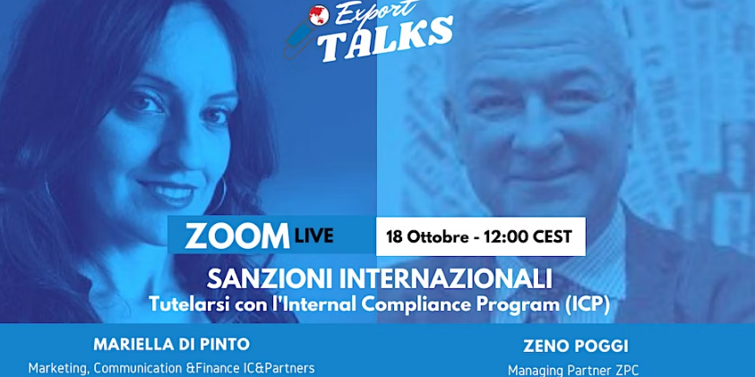 Export Talks - Sanzioni Internazionali: tutelarsi con l’Internal Compliance Program