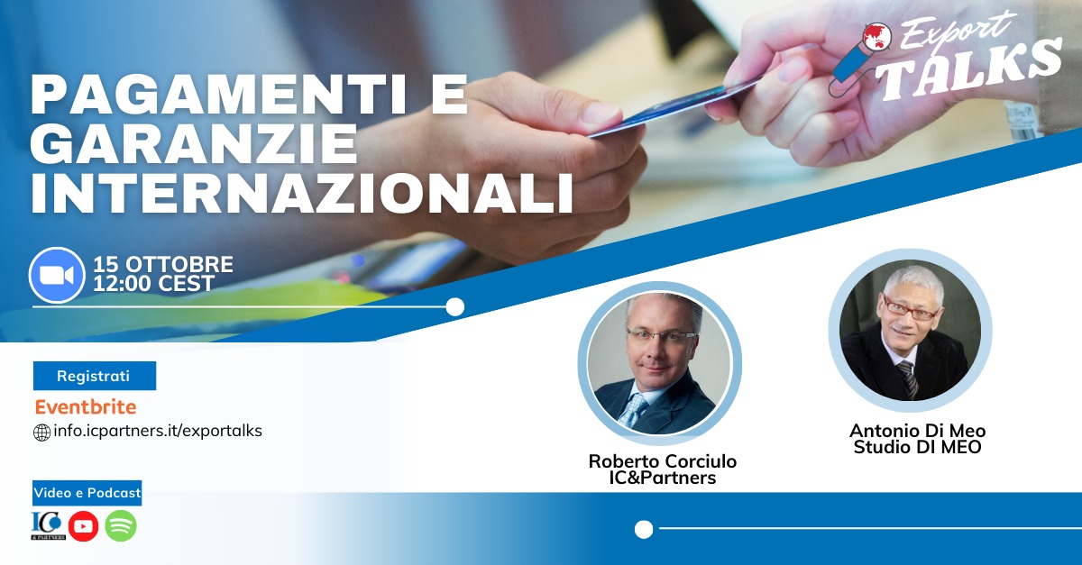 Export Talks: Pagamenti e Garanzie Internazionali
